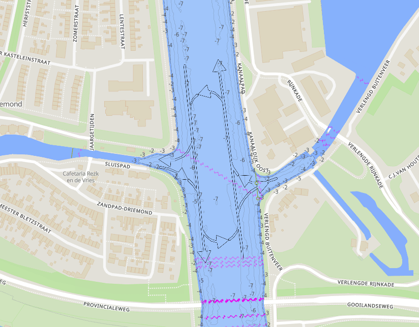 Mandatory Route Arrows on maps