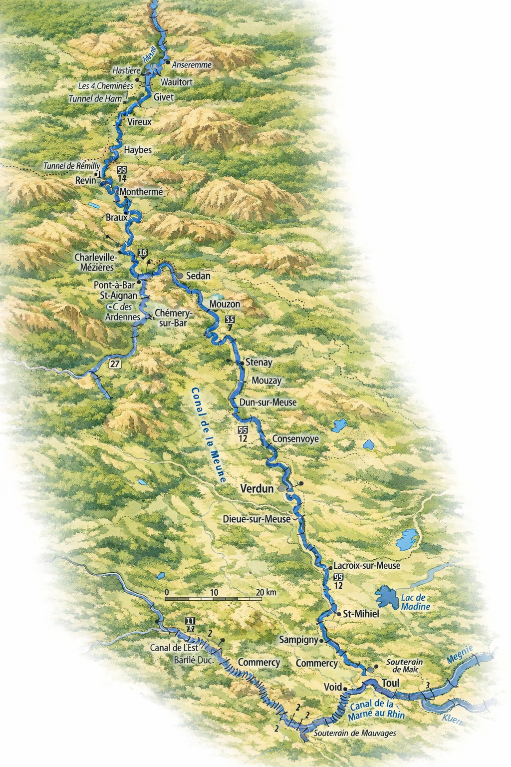 From the BE Border to Toul