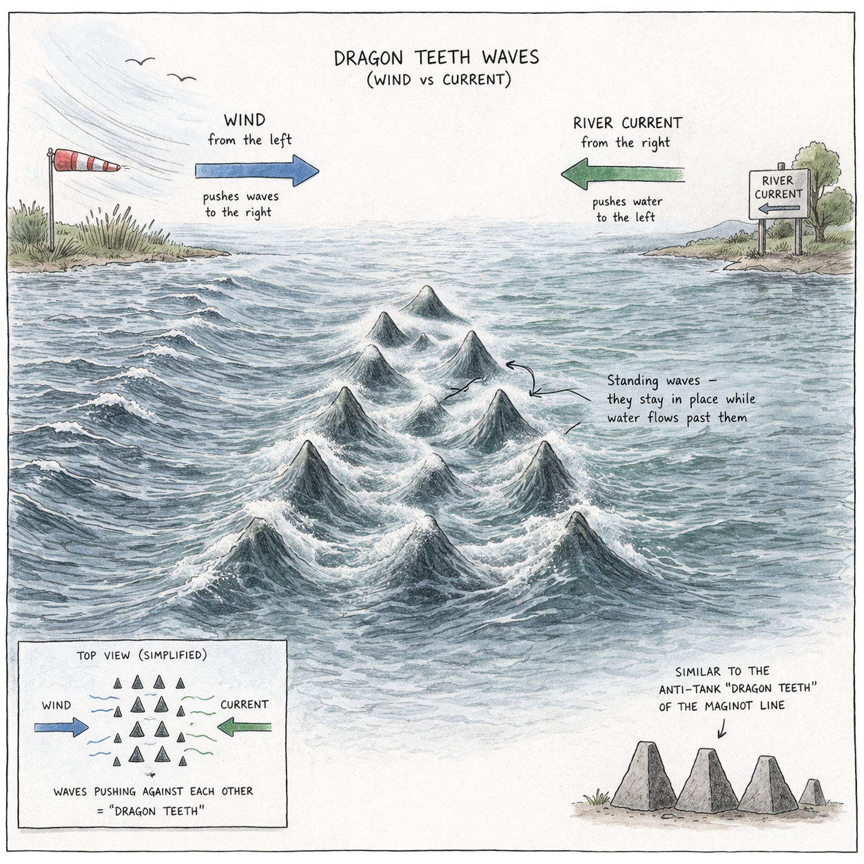 Dragonteeth Waves