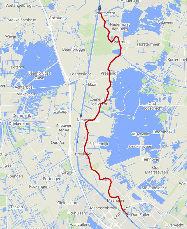 Partly vecht route