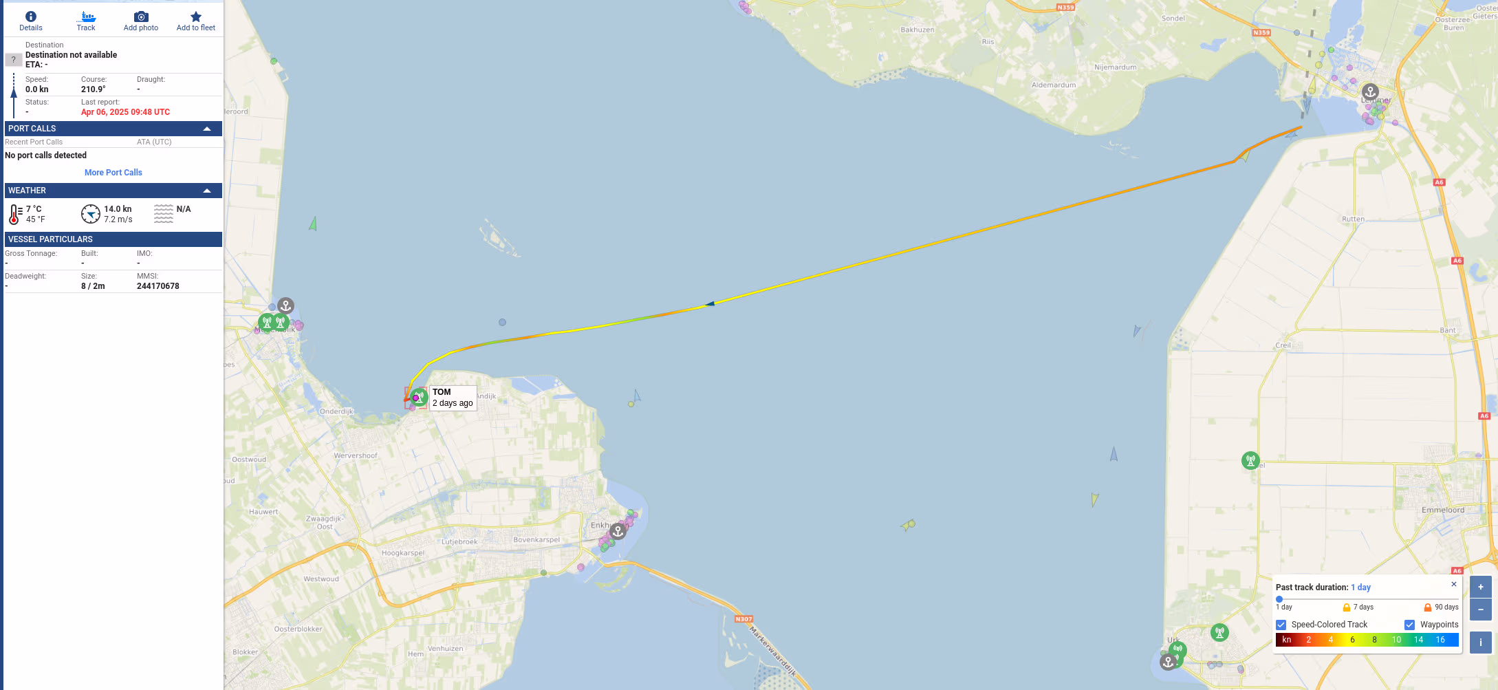 Tom's track on 06-04-2025