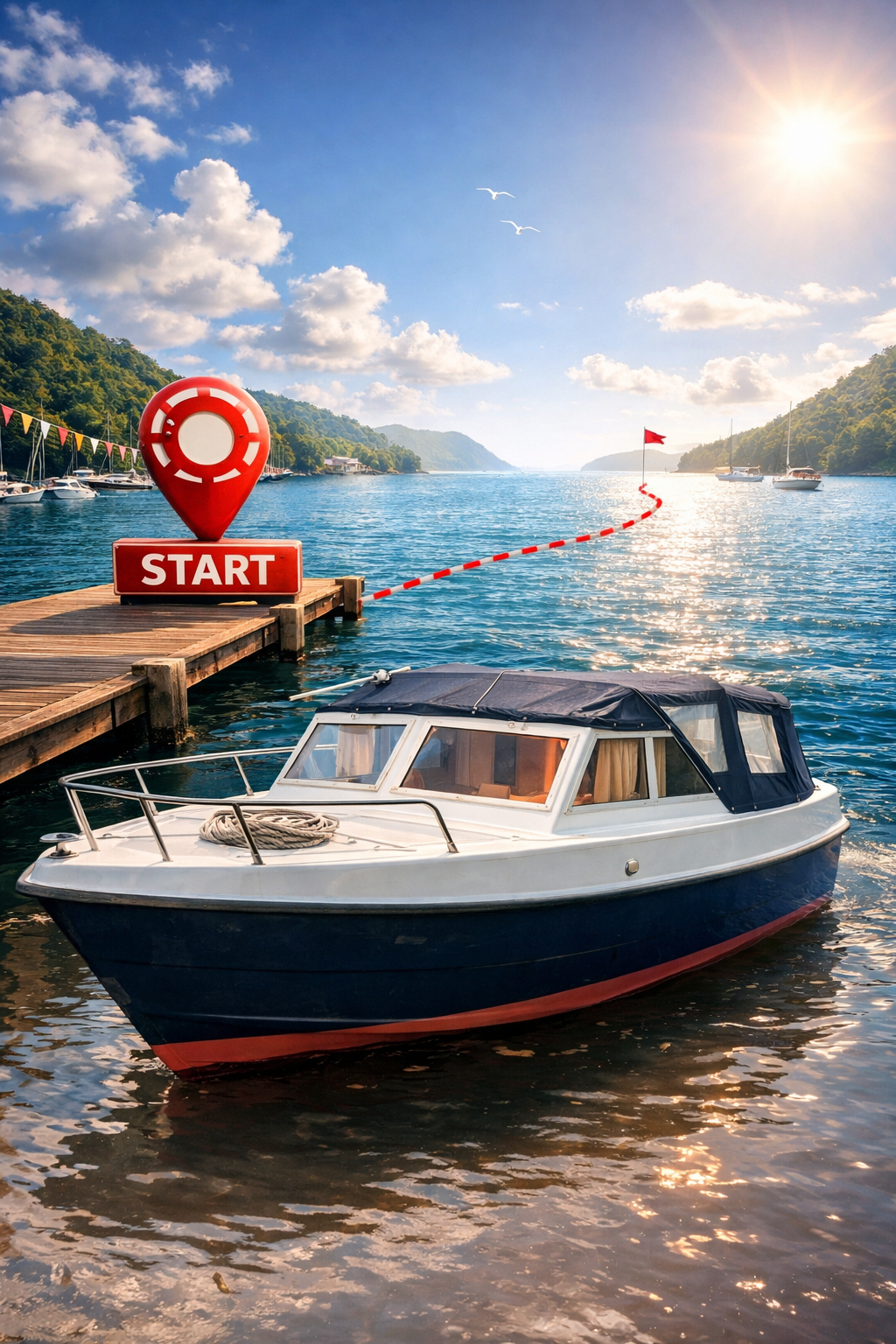 Start the route With Tom